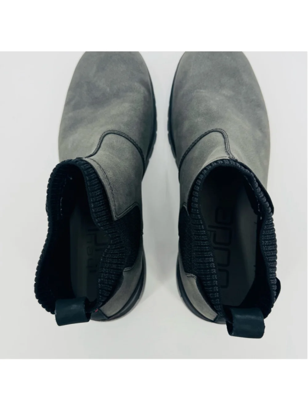 Men's Hey Dude Scott Grip Boots US 11 Gray Black